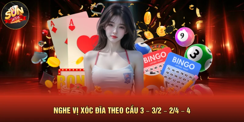 Cách Nghe Vị Xóc Đĩa | Kỹ Thuật Dự Đoán Chính Xác 100% 3 Nghe vị xóc đĩa theo cầu 3 – 3/2 – 2/4 – 4